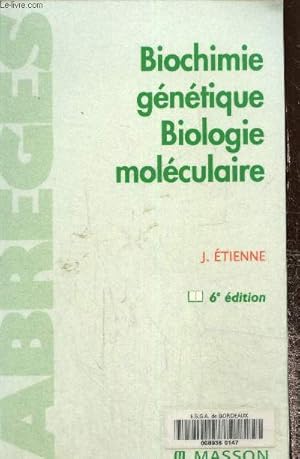 Image du vendeur pour Biochimie gntique biologie molculaire, 6me dition mis en vente par Le-Livre