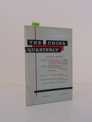 The China Quarterly. No. 1, Jan.-March, 1960. Inhalt: The First Decade, Appraisal; Analysis: Econ...