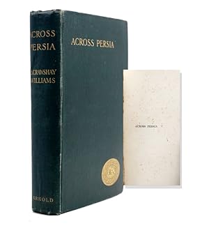 Bild des Verkufers fr Across Persia zum Verkauf von James Cummins Bookseller, ABAA