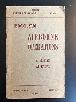 Bild des Verkufers fr Airborne Operations: A German Appraisal zum Verkauf von Last Word Books