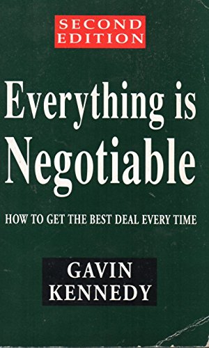 Seller image for everything is negotiable for sale by MULTI BOOK
