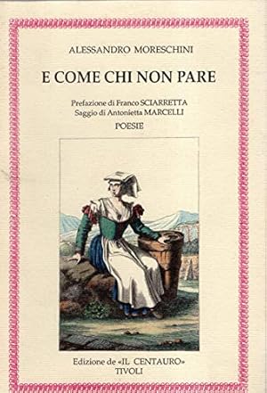 Immagine del venditore per E come chi non pare - Poesie in dialetto venduto da MULTI BOOK