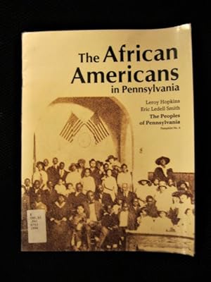 Immagine del venditore per The African Americans in Pennsylvania: The Peoples of Pennsylvania Pamphlet No. 6 venduto da My November Guest Books