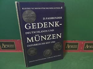 Bild des Verkufers fr Gedenkmnzen Deutschlands und sterreichs seit 1918. (= Kleine numismatische Bibliothek, 4). zum Verkauf von Antiquariat Deinbacher