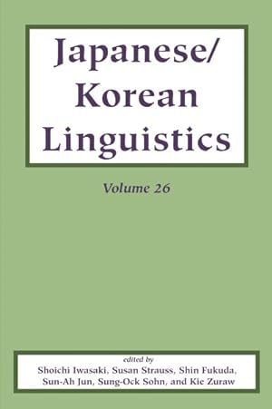 Immagine del venditore per Japanese/Korean Linguistics venduto da GreatBookPrices