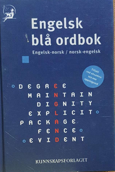 Engelsk blå Ordbok: Engelsk-norsk / Norsk-engelsk