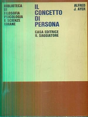 Bild des Verkufers fr Il concetto di persona zum Verkauf von Librodifaccia