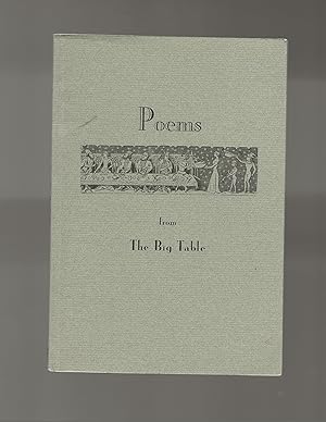 Imagen del vendedor de Poems from The Big Table a la venta por AcornBooksNH