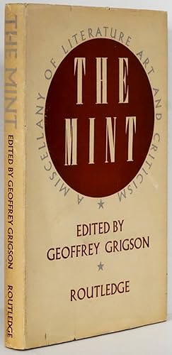 Seller image for The Mint A Miscellany of Literature, Art and Criticism for sale by Good Books In The Woods