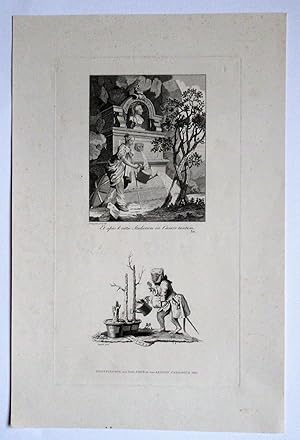 William Hogarth, Frontispiece and Tailpiece to The Artist's Catalogue, 1761