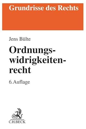 Bild des Verkufers fr Ordnungswidrigkeitenrecht zum Verkauf von AHA-BUCH GmbH