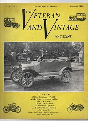 The Veteran and Vintage Magazine. Feb. 1959.
