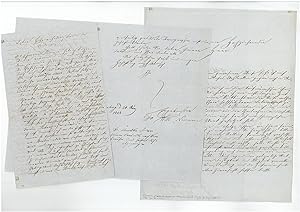 Bild des Verkufers fr 3 eigenh. Briefe mit U. zum Verkauf von Antiquariat INLIBRIS Gilhofer Nfg. GmbH
