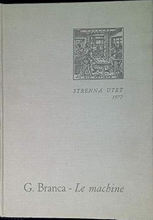 Seller image for LE MACHINE - STRENNA UTET 1977 for sale by MULTI BOOK