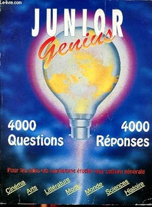 Seller image for Junior Genius Le livre-jeux des 10-15 ans. for sale by Le-Livre