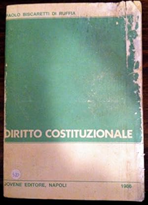 Seller image for Diritto Costituzionale. Istituzioni di diritto pubblico. XIV Edizione interamente riveduta for sale by MULTI BOOK