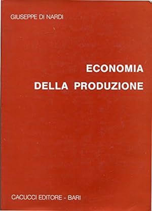 Image du vendeur pour Economia della produzione mis en vente par MULTI BOOK