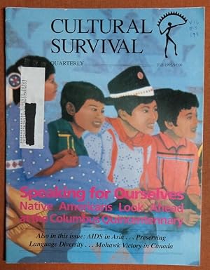 Imagen del vendedor de Cultural Survival Quarterly v16 n3 Fall 1995 a la venta por GuthrieBooks