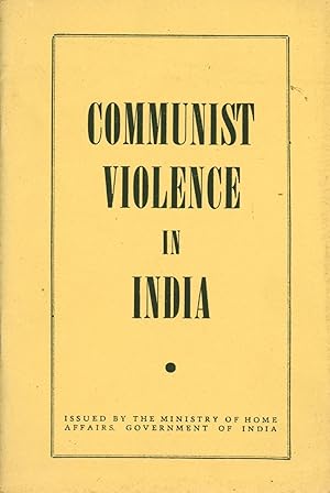 Seller image for Communist Violence in India for sale by Eureka Books