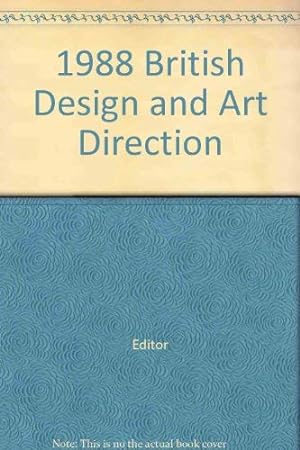 Seller image for 1988 British Design and Art Direction for sale by MULTI BOOK