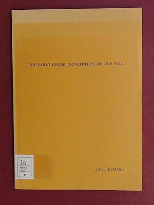 Bild des Verkufers fr The early Greek conception of the soul. Academisch proefschrift. zum Verkauf von Wissenschaftliches Antiquariat Zorn