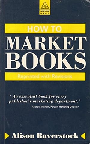 Immagine del venditore per How to Market Books venduto da MULTI BOOK