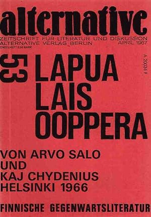 Nr. 53 / 1967. alternative. Zeitschrift für Literatur und Diskussion.