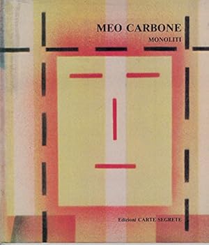 Immagine del venditore per MEO CARBONE Monoliti venduto da MULTI BOOK