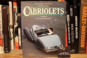 Imagen del vendedor de Cabriolets d'hier et d'aujourd'hui a la venta por Librairie-Bouquinerie Le Pre Pnard