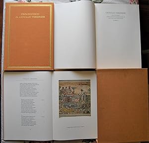 CATULLO VERONESE. PROLEGOMENI. CATULLI VERONENSIS LIBER. IL LIBRO DI CATULLO VERONESE.