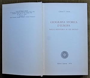 GEOGRAFIA STORICA D'EUROPA. DALLA PREISTORIA AL XIX SECOLO.