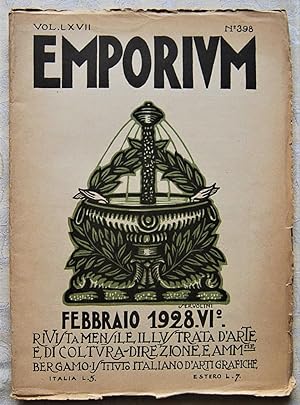 EMPORIUM NUMERO 398 FEBBRAIO 1928.