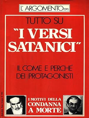 L'Argomento n. 1: Tutto su i versi satanici