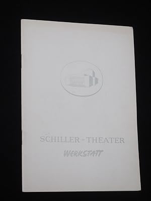 Imagen del vendedor de Programmheft 151 Schiller-Theater Berlin Werkstatt 1964/65. Zwei Einakter ERSTER KLASSE [und] LOTTCHENS GEBURTSTAG von Ludwig Thoma. Insz.: Helge Thoma; Horst Heidemann, Bhnenbild/ Kostme: Eva Schwarz. Mit Werner Stock, Jrgen Thormann, Ursula Lillig. Erna Haffner; Hans Madin, Charlotte Joeres, Barbara Peters, Elsa Wagner, Helga Rske a la venta por Fast alles Theater! Antiquariat fr die darstellenden Knste