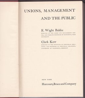 Image du vendeur pour Unions, management, and the public mis en vente par Never Too Many Books