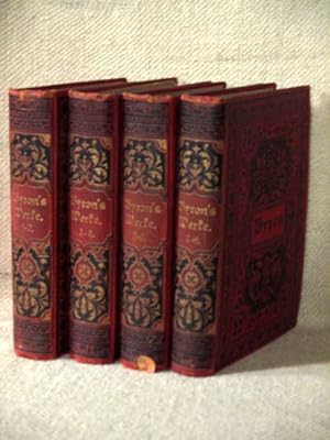 Lord Byron`s sämmtliche Werke (8 Bücher in 4 Bänden). Deutsch nebst einleitendem Vorwort über die...