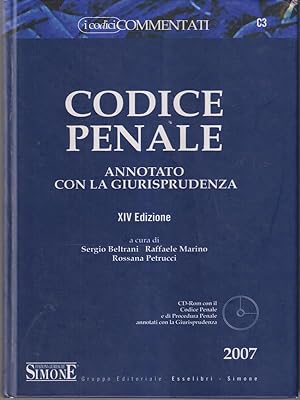 Imagen del vendedor de Codice penale. Annotato con la giurisprudenza. XIV edizione Con CD-ROM a la venta por Librodifaccia