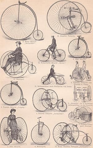 Bild des Verkufers fr Velocipede zum Verkauf von Antiquariat Kastanienhof