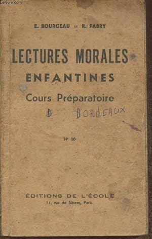 Bild des Verkufers fr Lectures morales enfantines- Cours prparatoire n50 zum Verkauf von Le-Livre