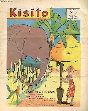 Bild des Verk�ufers f�r Kisito - n� 5 - du 1er au 15 mars 1959 - L'arbre aux longues racines - Histoire du peuple de Dieu - Kateri Tekakwhita la petite iroquoise - Cameroun Dahomey - Le saventures de Sylvain et Sylvette - L'orchid�e bleue - aventures de Brice et Anicet - . zum Verkauf von Le-Livre