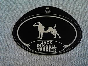 Euro-style Oval Jack Russell Terrier Decal