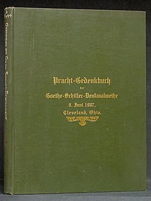 Gedenkbuch der Goethe-Shiller Denkmalmeihe in Cleveland, Ohio, Sontag, den 9, Juni 1907