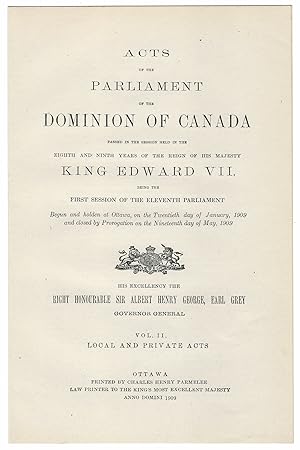 RED CROSS SOCIETY INCORPORATION ACT (1909). An Act to incorporate the Canadian Red Cross Society.