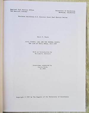 Life of CECIL F. POOLE First BLACK U.S. ATTORNEY & Notable CIVIL RIGHTS JURIST