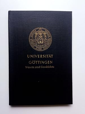 Imagen del vendedor de Universitt Gttingen Wesen und Geschichte a la venta por Antiquariat Smock