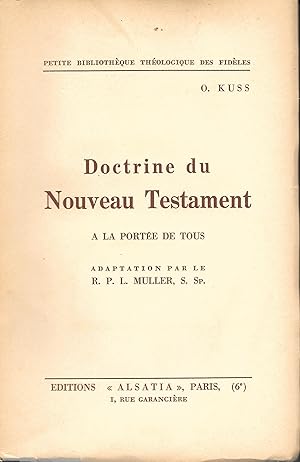 Doctrine du Nouveau Testament (à la portée de tous)