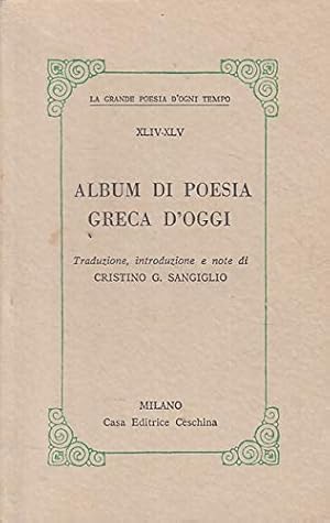 Seller image for Album di poesia greca d'oggi for sale by MULTI BOOK