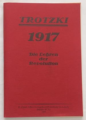 Seller image for 1917: Die Lehren der Revolution for sale by Bolerium Books Inc.