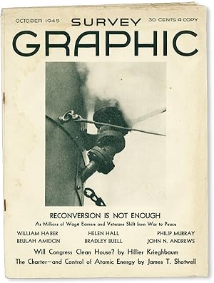 Seller image for Survey Graphic - Vol.XXXIV, No.10 (October, 1945) for sale by Lorne Bair Rare Books, ABAA
