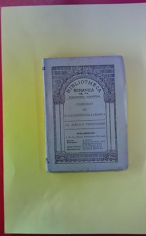 Bild des Verkufers fr Comedias de P. Calderon de la Barca. El Mgico prodigioso. Bibliotheca Romanica Band 73 + 74 Biblioteca Espaola zum Verkauf von biblion2